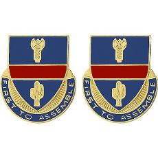 162nd Infantry Regiment Unit Crest (First to Assemble)